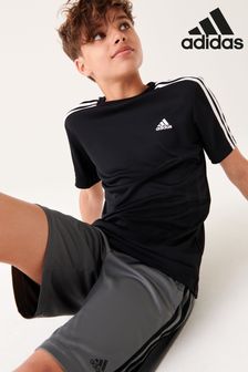 adidas Black Junior Designed To Move Tee And Shorts Set (M88841) | $52