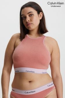 Różowa braletka Calvin Klein z efektem mineral dye (M88895) | 120 zł