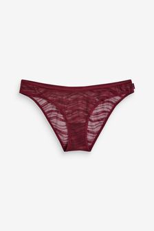 Calvin Klein Red Allover Lack Bikini (M88990) | 45 zł