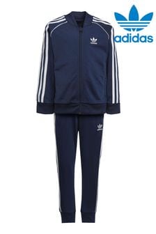 Adidas Originals藍色小童款Adicolor Sst運動套裝 (M89096) | HK$442
