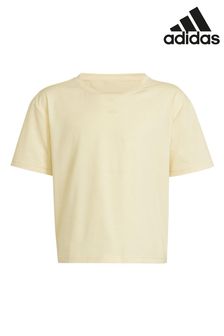 Adidas Aeroready Yoga Weites T-Shirt, Gelb (M89172) | 27 €