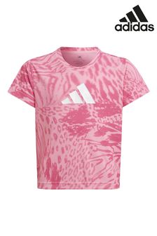 adidas Pink AEROREADY Sport Icons T-Shirt (M89179) | €25