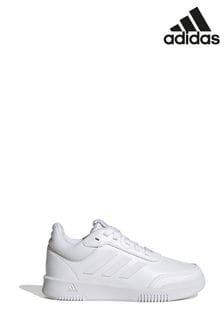 adidas White Tensaur Sport Kids Training Lace Trainers (M89209) | R549