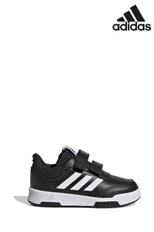 adidas Black/White Tensaur Hook and Loop Shoes (M89226) | OMR12