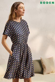 Boden Blue Flutter Sleeve Dress (M89249) | 34 €