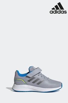 adidas Grey RunFalcon Junior Trainers (M89338) | €38