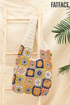 FatFace Natural Crochet Tile Bag (M89519) | €42