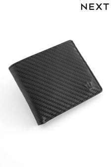 Črna - Carbon Print Wallet (M89648) | €23
