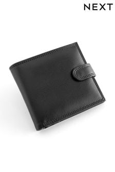 Черный - Бумажник на кнопке  (M89651) | €15