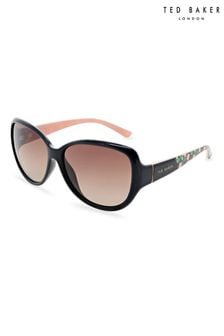 Черный/розовый - Солнцезащитные очки свободного кроя с цветочным принтом Ted Baker (M89982) | €98
