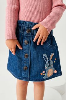 Denim Bunny Skirt (3mths-7yrs) (M90055) | €14 - €16.50