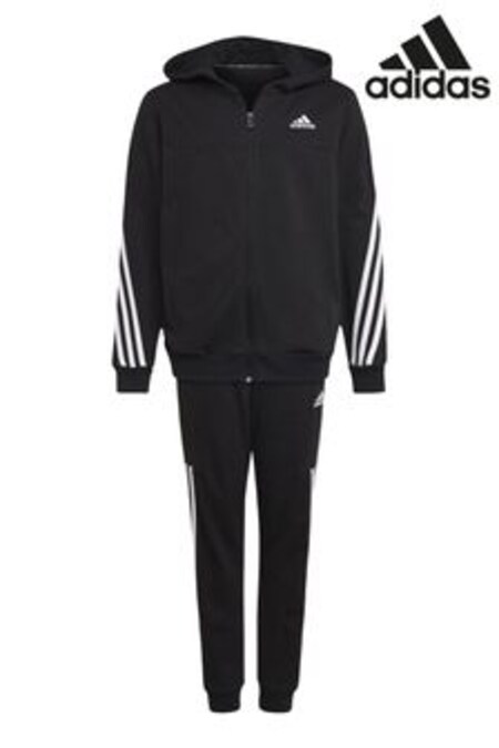 adidas Black Junior 3-Stripes Tracksuit (M90193) | 74 €