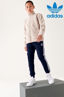 Синий - Adidas Originals спортивные брюки с 3 полосками (M90207) | €38