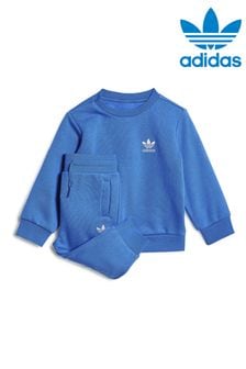 Adidas Originals Junior Blue Adicolor Crew Set (M90254) | 197 LEI