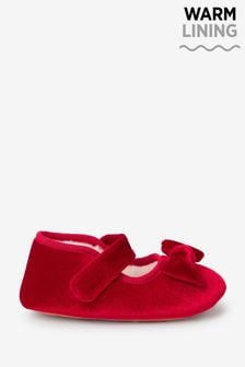 Red Mary Jane Ballet Slippers (M90264) | AED45 - AED58
