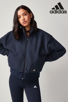 Albastru - Jachetă din fleece Adidas (M90511) | 376 LEI