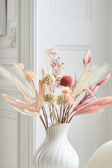 Pink Artificial Dried Floral Bouquet (M90891) | OMR9