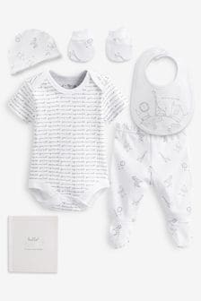 Rock-A-Bye Baby Boutique Animal Print Cotton 5-Piece Baby Gift Set (M91301) | €32