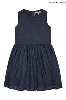 Синее платье с вышивкой монограммы Tommy Hilfiger (M91621) | €47 - €56
