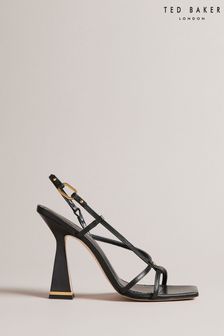 Ted Baker Cayena Black Strappy Heeled  - 90mm Sandals (M91706) | €79