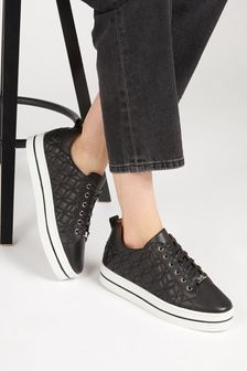 黑色 - Jones Bootmaker Alexandrite皮革絎縫運動鞋 (M91788) | NT$4,150