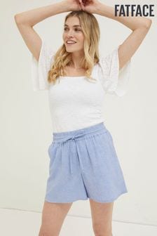 FatFace Blue Textured Spot Flippy Shorts (M91831) | €27