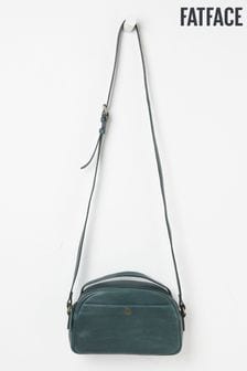 FatFace Green Callie Leather Crescent Bag (M91832) | $107