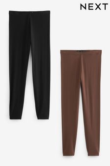 黑色/棕色 - 2件裝標準長度內搭褲 (M91973) | NT$740