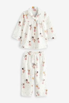 Cream Fairy Woven Button Through Pyjamas (9mths-8yrs) (M92012) | €17.50 - €21.50