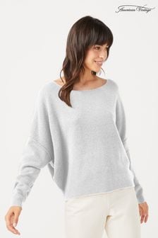Siva - Sproščen pleten pulover American Vintage (M92152) | €125