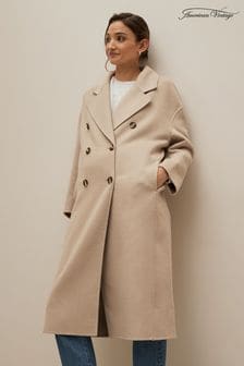 American Vintage Natural Dadoulove Relaxed Overcoat (M92153) | €217