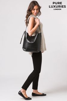 أسود - حقيبة كتف جلد Tunbridge من Pure Luxuries London (M92380) | 198 ر.ق