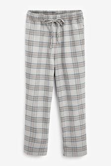 Grey/Pink Tie Waist Taper Trousers (M92529) | CA$78