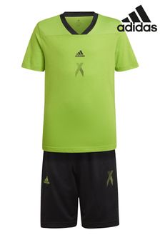 adidas Green Football-InspiX Junior Summer Set (M92849) | CA$95