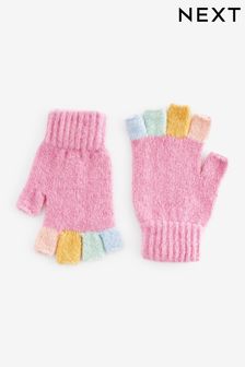 Różowy - Zestaw 1 par rękawiczek bez palców (3-16 lat) (M93074) | 24 zł - 38 zł