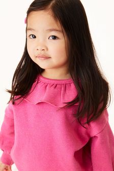 Pink Glitter Collar Sweater (3mths-7yrs) (M93285) | €15 - €17.50