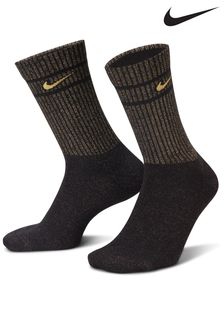Nike Grey Everyday Essentials Metallic Crew Socks 1 Pair (M93400) | kr310