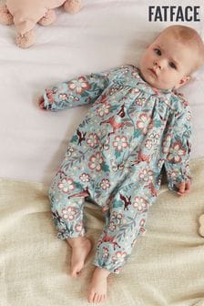 FatFace Baby Crew Woodland Print Frill Romper (M93539) | AED93 - AED104