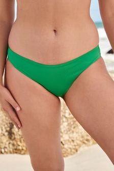 Green High Leg Briefs Tummy Control Bikini Bottoms (M93906) | €6