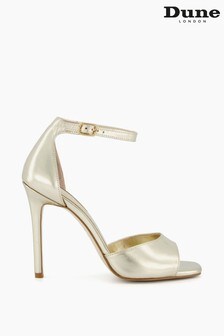 Dune London Natural Metalic Misties 2 Part Barely There Sandals (M94409) | 108 €