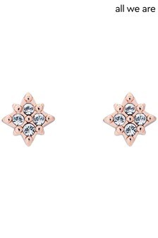 All We Are Rose Gold Tone Stellar Tiny Pavé Stud Earrings (M94442) | 39 €