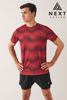Red Active Gym And Training T-Shirt (M95071) | ₪ 64