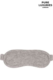 灰色 - Pure Luxuries London Leven 喀什米爾羊毛眼罩 (M95238) | NT$1,350
