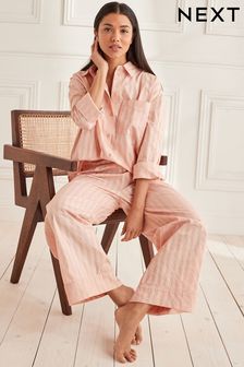 Pink Luxe Premium Cotton Pyjama Set (M95411) | €41.50