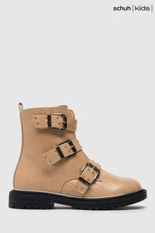 Schuh Pink Content Multi Buckle Boots (M95442) | ₪ 149 - ₪ 158