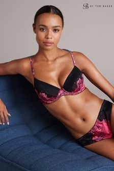 B by Ted Baker Pink Floral Satin Non Pad Underwire Bra (M95791) | 18 €