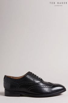أسود - Ted Baker Formal Leather Amaiss Brogue Shoes (M95967) | 658 د.إ