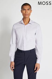 Moss Lilac Purple Slim Fit Stretch Shirt (M96014) | 47 €