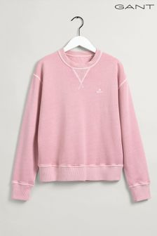 GANT Womens Pink Sunfaded Sweatshirt (M96065) | ￥13,420