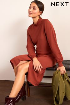 Pie Collar Knitted Dress (M96537) | 53 €